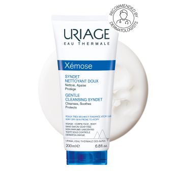 Uriage Xemose Gentle Cleansing Syndet гель для умывания для особо сухой кожи 200 мл