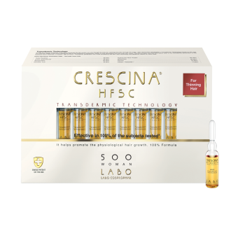 Crescina Transdermic HFSC 500* naistele 20 ampulli 3.5 ml