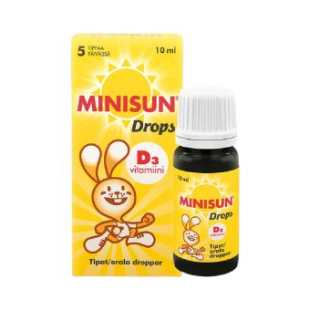 Minisun Junior Vitamiin D tilgad 10 мл