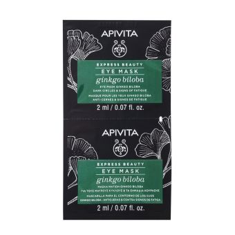 Apivita Express Beauty Dark Circles & Signs Of Fatigue Recovery silmamask 2x2ml