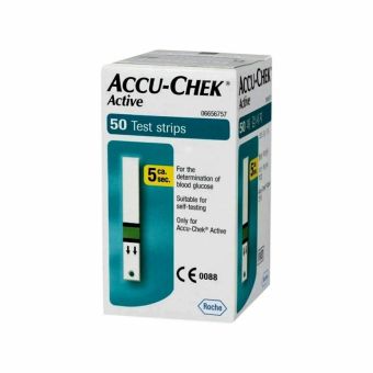 Accu-Chek Active veresuhkru testribad N50