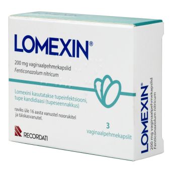 LOMEXIN VAGIN CAPS 200MG N3