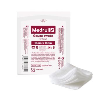 Medrull стерильные салфетки 8 kihti 10 cm x 10 cm N5