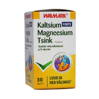 Walmark kaltsium magneesium tsink Forte tbl N30