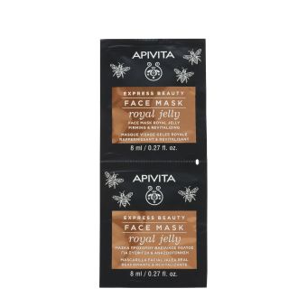 Apivita Express Royal Jelly pinguldav ja tõstev näomask 2x8ml