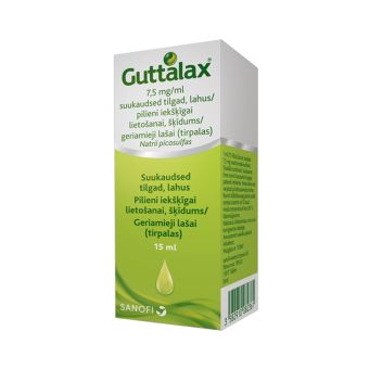 GUTTALAX SUUKAUDSED TILGAD 7.5MG/ML N1, 15 ml 15 мл