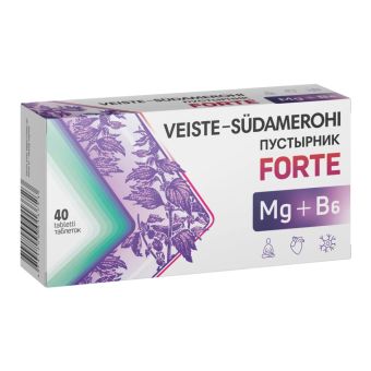 Paira veiste-südamerohi Forte Mg+B6 tbl N40