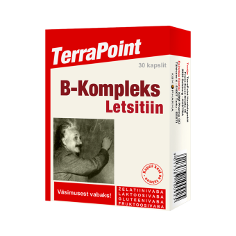 Terrapoint B-Kompleks letsitiin kapslid N30