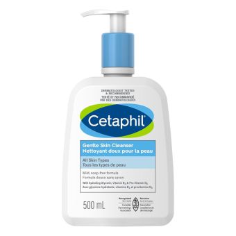 Cetaphil нежное очищающее средство для лица 500 мл