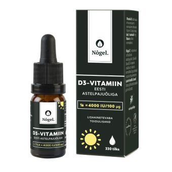 Nõgel D-vitamiin Eesti astelpajuõliga, 4000 IU/100 μg 10 ml