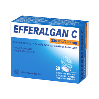 EFFERALGAN C KIHISEV TBL 330MG+200MG N20