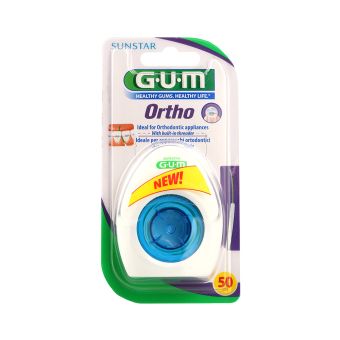 Sunstar Gum Ortho ортодонтическая зубная нить