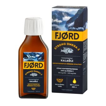 Fjord Strong Omega-3 рыбий жир 100 мл