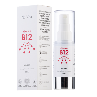 NorVita Vitamiin B12 suukaudne sprei 30 ml