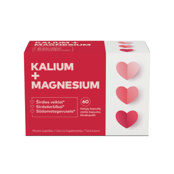 Kaalium+Magneesium+B1 kapslid N60