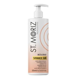 St.Moriz Professional Insta-Grad Shimmer Tan Medium isepruunistaja kerge sädelusega 200 ml