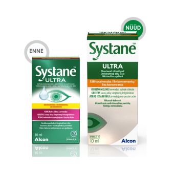 Systane Ultra säilitusaineta niisutavad silmatilgad 10 ml