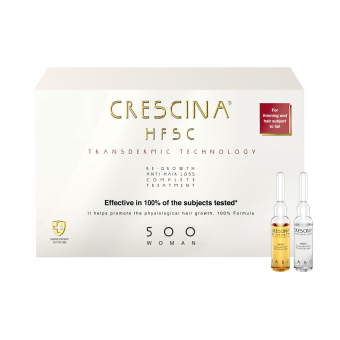 Crescina Transdermic HFSC 500* naistele 10+10 ampulli 3.5 ml