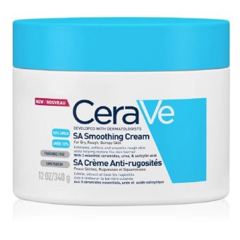 CeraVe SA Smoothing 10% Urea niisutav kreem 340 g