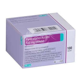 PARACETAMOL ACCORD TBL 500MG N100