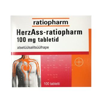 HERZASS-RATIOPHARM TBL 100MG N100