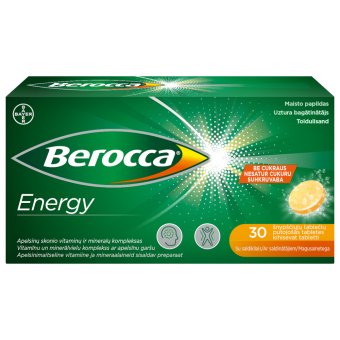 Berocca Energy kihisevad tabletid N30