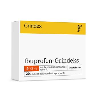 IBUPROFEN-GRINDEKS ÕHUK. POLÜM. KAT. TBL 400MG N20