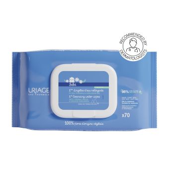 Uriage Baby 1st Cleansing Wipes влажные салфетки N70