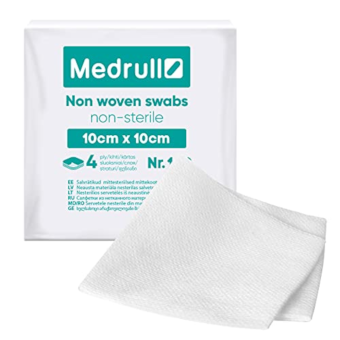 Medrull salvrätik mittesteriilne 4-kihiline 10cmx10cm N100