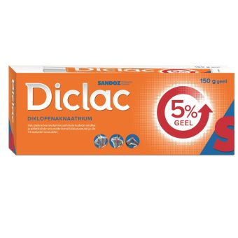 DICLAC 5% ГЕЛЬ 50MG 150 г