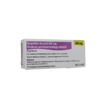 IBUPROFEN ACCORD KAETUD TBL 400MG N10