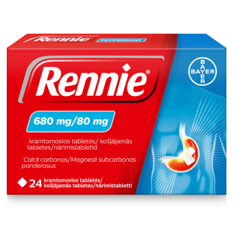 RENNIE NÄRIMISTBL 680MG+80MG N24