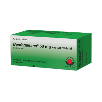 BENFOGAMMA KAETUD TABLETID 50MG N50