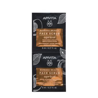 Apivita Gentle Exfoliation Apricot näokoorija 2x8ml