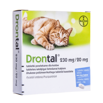 DRONTAL ÕHUK. POLÜM. KAT. TBL 20MG+80MG KASS N2