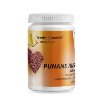 Tervisepüramiid punane riis 200mg + koensüüm Q10 N30