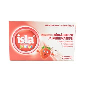 Isla Junior леденцы со вкусом клубники N20