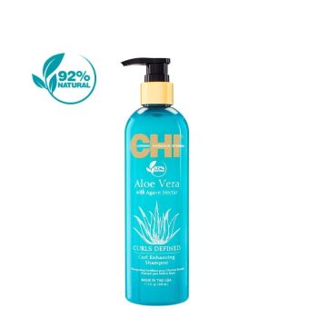 CHI Aloe Vera with Agave Nectar Curl Enhancing шампунь для вьющихся волос с алоэ вера и нектаром агавы 340 мл