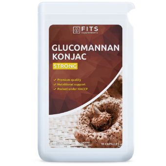 FITS Glükomannaan Konjak Strong 600 mg N90