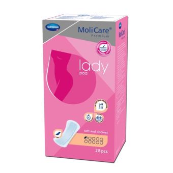 Hartmann Molicare Pad Lady uriinipidamatuse sidemed naistele 0,5 tilka N28