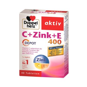 Doppelherz Aktiv C + Цинк + E витамин N40