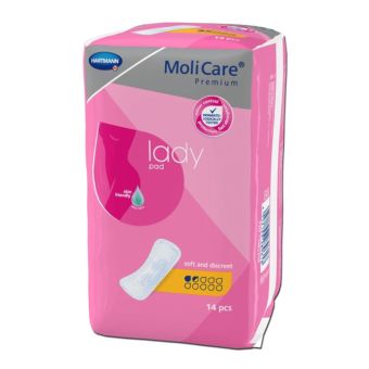 Hartmann Molicare Pad Lady uriinipidamatuse sidemed naistele 1,5 tilka N14