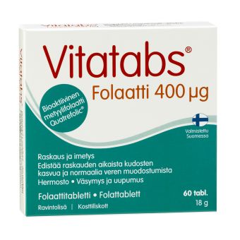 Vitatabs Folaatti 400 Mkg Tbl N60