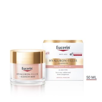 Eucerin Hyaluron-Filler + Elasticity Rose päevakreem SPF30 50 ml