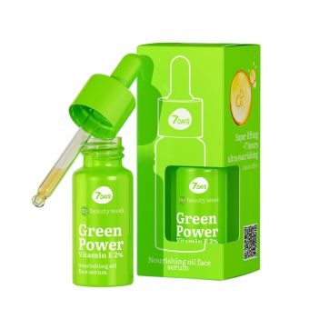 7DAYS MY BEAUTY WEEK näoseerum GREEN POWER VITAMIN E 2% toitev õline 20 ml