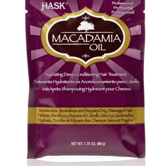 Hask Macadamia Oil Moisturizing Deep Conditioner – маска для ухода за волосами с маслом макадамии 50 г