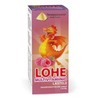 Tervisepüramiid Lohe Multivitamiin siirup lastele 150 ml