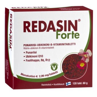 Redasin Forte Südametabletid punase riisiga tbl N120