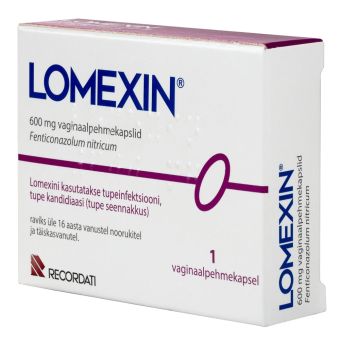 LOMEXIN VAGIN CAPS 600MG N1