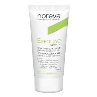 Noreva Exfoliac Global 6 интенсивный общий уход за кожей, склонной к акне 30 мл